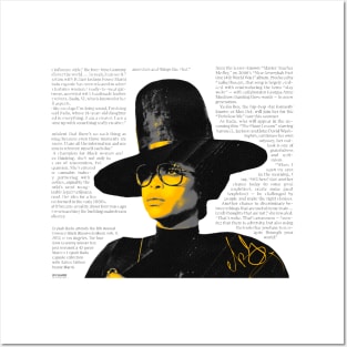 Erykah Vintage Text Grey Posters and Art